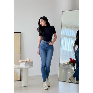 Quần jean ôm xuất khẩu co giãn