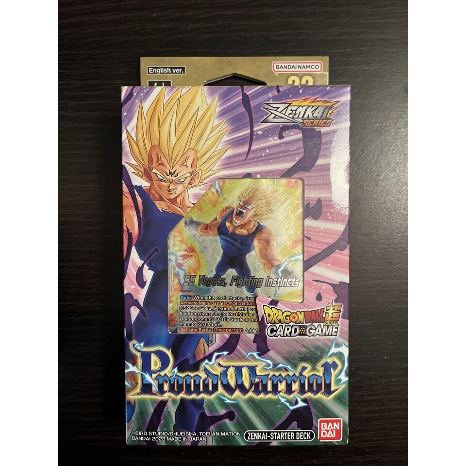 Bộ bài DragonBall Super Card Game - Starter Deck 22 - Proud Warrior Vegeta