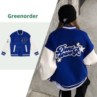 Áo Varsity unisex cao cấp Dont Cower phong cách đường phố