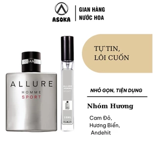 Nước hoa nam Chanel Allure Homme Sport, Nam Tính Khẳng Định Phái Mạnh Chai 10ml - Asoka Shop