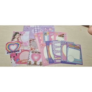 [MỚI] Pack mix card des, sticker, note, Ive (mô tả)