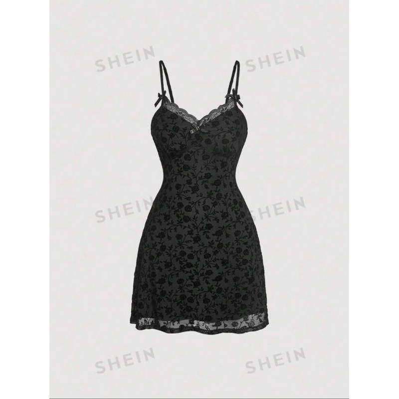 [ORDER SHEIN ] ĐẦM 2 Dây Phối Ren