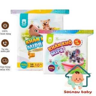 Khăn vải khô đa năng cao cấp mipbi bịch 600g/900g