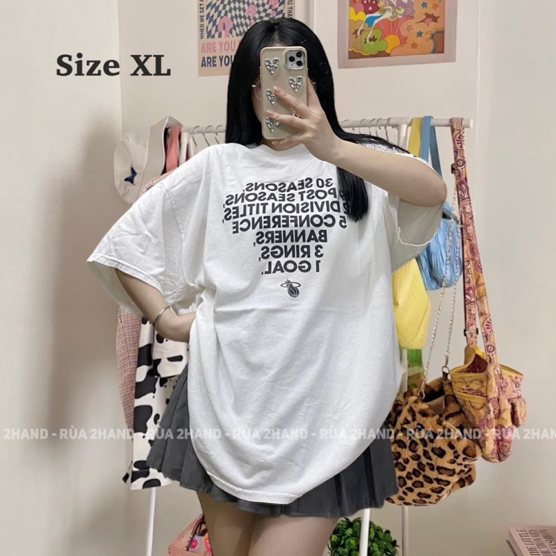 SALE - áo thun trắng unisex (2HANDS TUYỂN )
