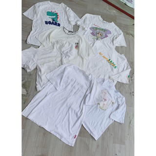 SALE - áo thun trắng unisex (2HANDS TUYỂN )
