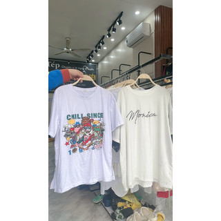 SALE - áo thun trắng unisex (2HANDS TUYỂN )