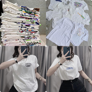 SALE - áo thun trắng unisex (2HANDS TUYỂN )