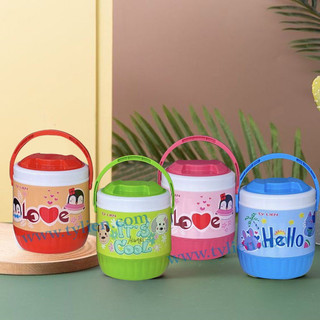 Bình/Xô trà sữa 1 lít giữ nhiệt - mẫu mới lucky