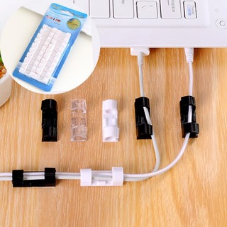 Vỉ 20 nút giữ cố định dây điện. vỉ 20 nẹp cố định dây điện ,dây sạc điện thoại. bộ 20 nút dán tường giữ dây điện - kẹp