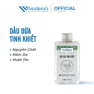 Dầu Dừa Nguyên Chất Ép Lạnh Từ Thiên Nhiên Heebee Giúp Dưỡng Mi, Mềm Mượt Da, Kích Thích Mọc Tóc 50ml & 150ml