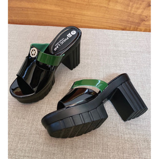  dép nữ đế xuồng 9p quai ngang da bóng trung niên cho bà cho mẹ-Siêu nhẹ êm dễ đi 