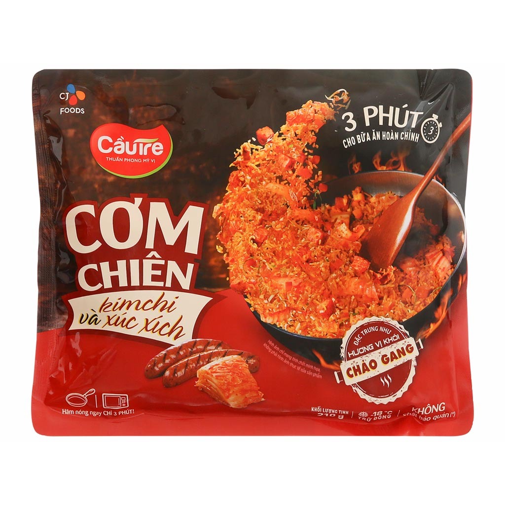 Cơm chiên kim chi và xúc xích Cầu Tre gói 210g [HN giao hàng hỏa tốc] - Ảnh 5