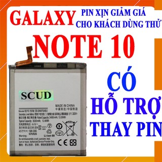 Pin zin hãng scud dành cho điện thoại samsung galaxy note 10 eb-bn970abu - 3500mah