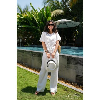 Áo Linen Hàng Nút Dừa Cói Design