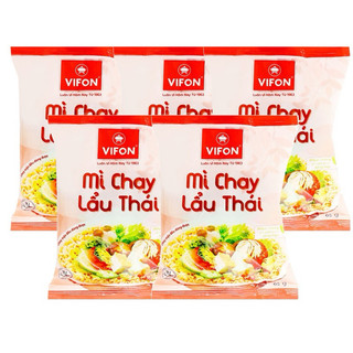 Combo 5 gói mì chay lẩu thái Vifon 65g