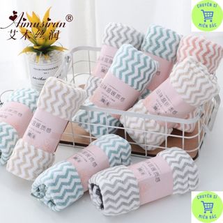 Khăn mặt lông cừu Hàn Quốc siêu mềm mịn kích thước 30x50 cm