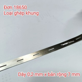 " 1 mét" kẽm hàn cell pin mạ niken dày 0,2mm: loại ghép khung 18650 /21700