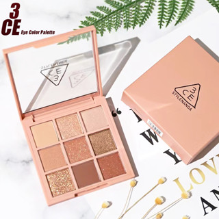 Bảng Phấn Mắt 3CE Multi Eye Color Palette, Màu Mắt ̣9 Ô Có Nhũ