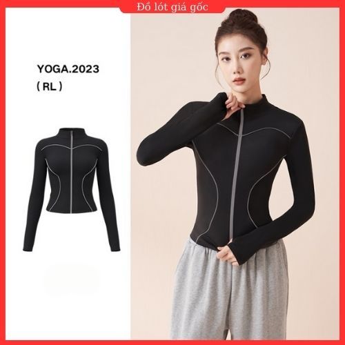 Áo Khoác Nữ Thể Thao Tay Dài Chất Liệu Co Giãn 4 Chiều, Phù Hợp Tập Gym, Yoga, Zumba Siêu Hot | BigBuy360 - bigbuy360.vn