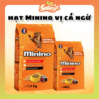 Hạt Minino - Thức ăn hạt cho mèo mọi lứa tuổi Minino 480gr - 1.3kg