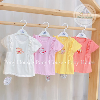 Áo cộc tay bé gái dokma 9-36m da2152