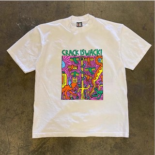 Áo Thun Cổ Tròn Nam Nữ Phối Họa Tiết CRACK Đơn Giản Trẻ Trung Chất Liệu Cotton Khô Siêu Thoáng Mát Cực Mềm Mịn