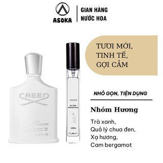 Nước hoa nam nữ Creed Silver Mountain Water, Hương Thơm Hiện Đại, Tươi Mới - Asoka Shop