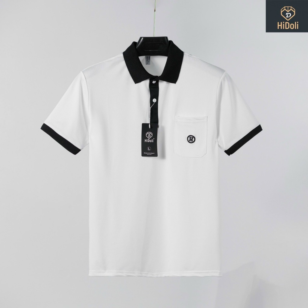 Áo Thun Polo Nam Cao Cấp Vải Cotton Có Cổ Thêu Chữ H Thoáng Mát Cao Cấp H2P Phoenix