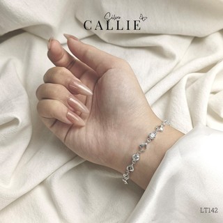 LT142 - Lắc tay bạc Callie Silver trái tim