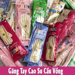 Găng tay cao su Đông cầu vồng đủ size SML
