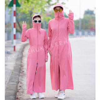  áo chống nắng toàn thân mẹ và bé vải thông hơi dày dặn thoáng mát s6 zahan fashion 