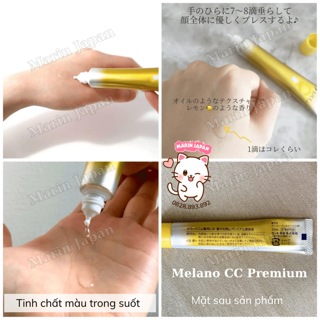 Serum Melano CC Nhật Bản Hỗ Trợ Thâm Mụn, Thâm Nám, Giúp Dưỡng Trắng