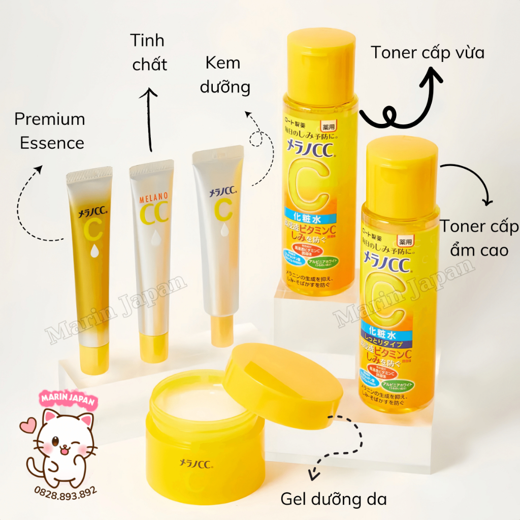 Serum Melano CC Nhật Bản Hỗ Trợ Thâm Mụn, Thâm Nám, Giúp Dưỡng Trắng