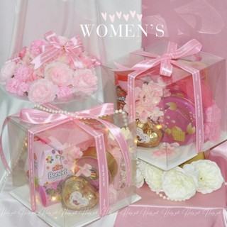 Hộp quà tặng 8/3 Haily gift quà tặng bánh kẹo dành cho mẹ bạn gái cô giáo