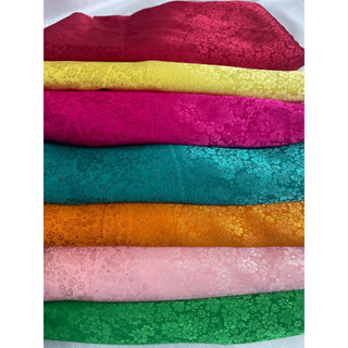 vải gấm lụa hoa nhí may pháp phục, áo bà ba, áo dài, bộ đi lễ ...