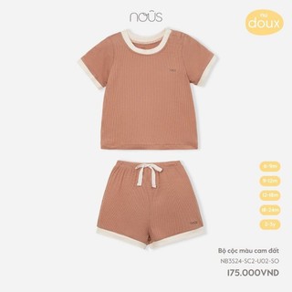 Bộ Nous Cài Vai Cộc tay Petit 12-24M