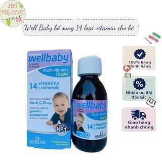 Multi Vitamin WellBaby Liquid bổ sung Vitamin