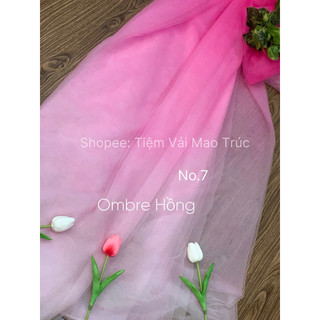 Vải voan lưới tutu mềm co giãn nhẹ 2 chiều (Khổ vải 1m6)