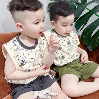 Đồ bộ bé trai và đồ bộ bé gái TB4 - bộ quần áo trẻ em cộc tay