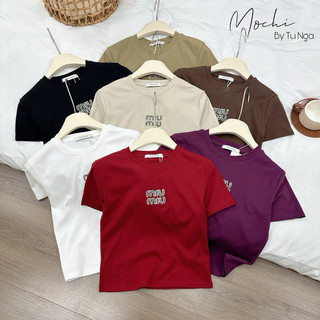 Áo Phông Croptop Miu đính đá Quảng Châu