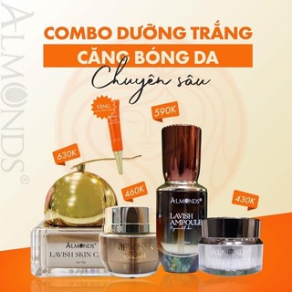 Combo dưỡng trắng căng bóng chuyên sâu