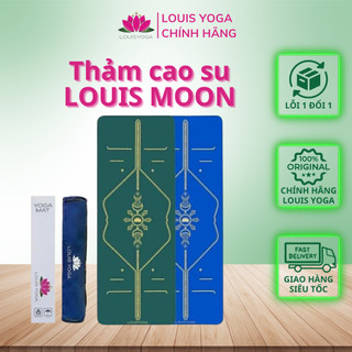  TẶNG TÚI THẢM Thảm tập yoga cao su Louis Yoga phiên bản Moon dày 4.5mm định tuyến - hãng LOUISYOGA 