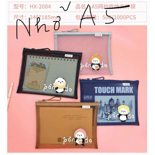 10 Túi Lưới A5 Đựng Đồ Dùng Học Sinh :Kích Thước 24 x 19 cm