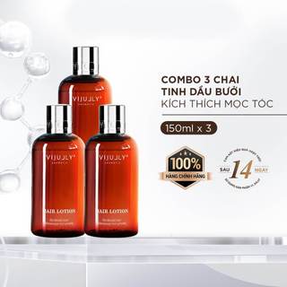 [VIJULLY CHÍNH HÃNG] COMBO 3 CHAI XỊT DƯỠNG TÓC VIJULLY MỚI GIÚP MỌC TÓC NHANH DÀI