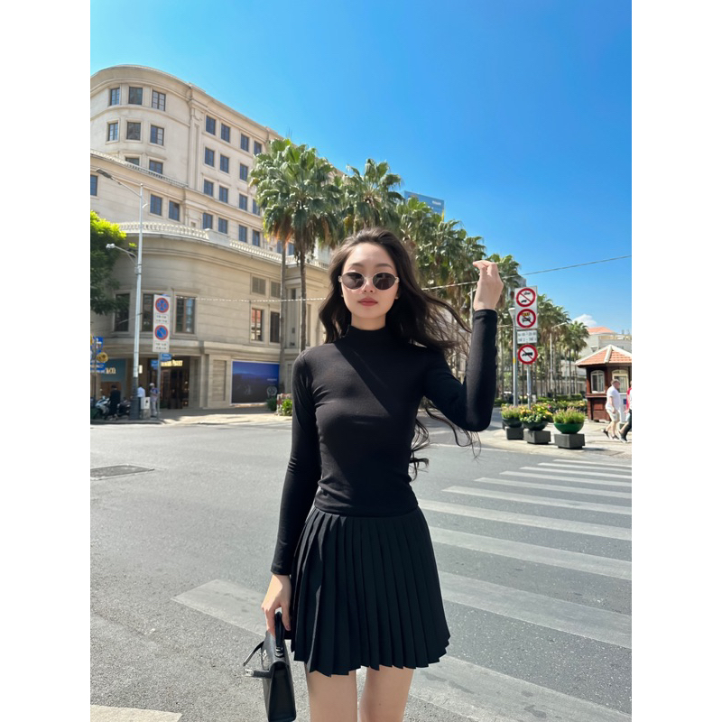 RUBIES Taki Skort - Váy Quần Nữ Dáng Xòe Xếp Ly