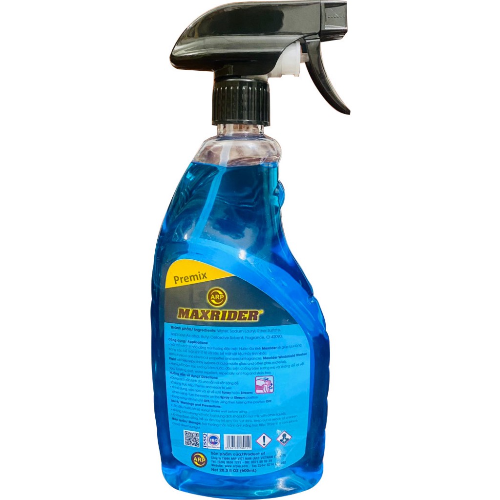 💯 NƯỚC LAU KÍNH PHA SẴN - MAXRIDER WINDSHIELD WASHER FLUID