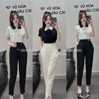 Polo Cổ Bẻ Tag Prada Hàng QC