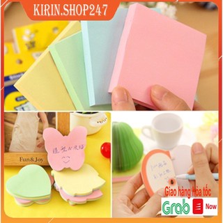 Tập 100 tờ giấy note ghi chú dày mịn Sticky Note 76x76mm