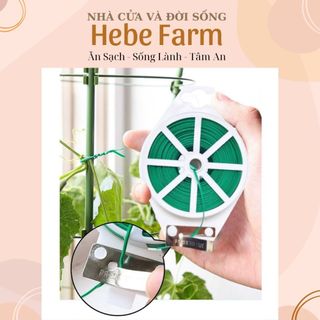 Cuộn dây kẽm bọc nhựa đa năng, buộc đồ, buộc cây cảnh - dài 50m