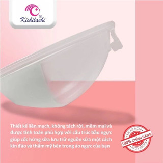 Bộ 2 phễu hứng sữa Silicon Kichi
